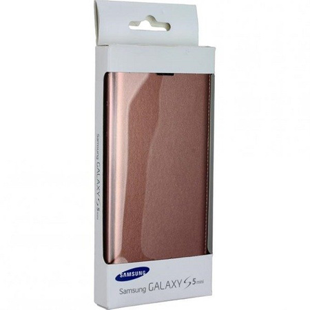 Samsung Galaxy S5 mini Flip Cover phone case - brown