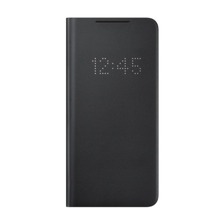 Case for Samsung Galaxy S21 Plus 5G Smart LED View Cover - black