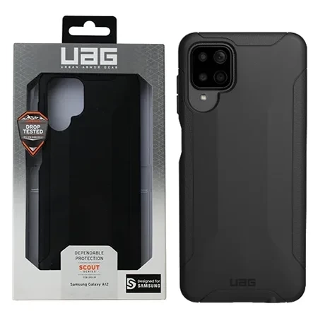 Samsung Galaxy A12 UAG Scout phone case - black