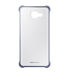 Samsung Galaxy A3 2016 Clear Cover phone case - transparent with navy blue border