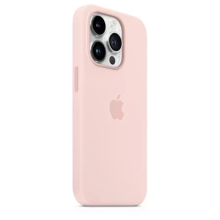 Apple iPhone 14 Pro Max Silicone Case MagSafe - Pink (Chalk Pink)