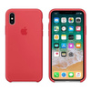 Apple iPhone X silicone case MRG12ZM/A - raspberry pink (Raspberry)