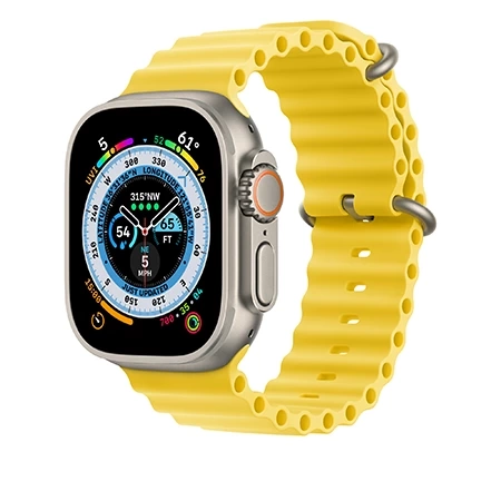 Apple Watch 42/ 44/ 45/ 49 Ultra Ocean Band Extension - Yellow (Yellow)