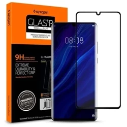 Szkło hartowane na Huawei P30 Pro Spigen Glas.TR Curved - czarne