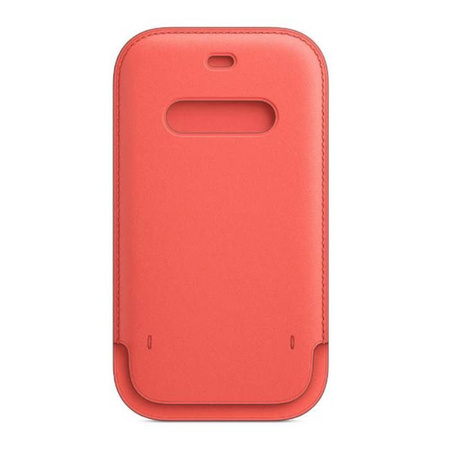 Apple iPhone 12 mini Leather Sleeve case MagSafe MHMN3ZM/A - Grapefruit (Pink Citrus)