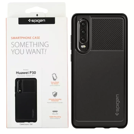 Spigen Rugged Armor case for Huawei P30 - black