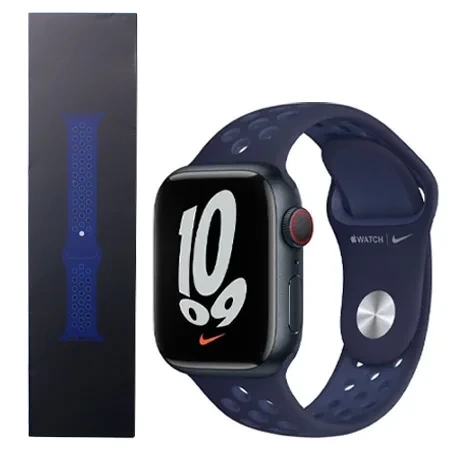 Apple Watch 38/ 40/ 41 mm Nike Sport Band S/M M/L - navy blue (Midnight Navy/Mystic Navy)