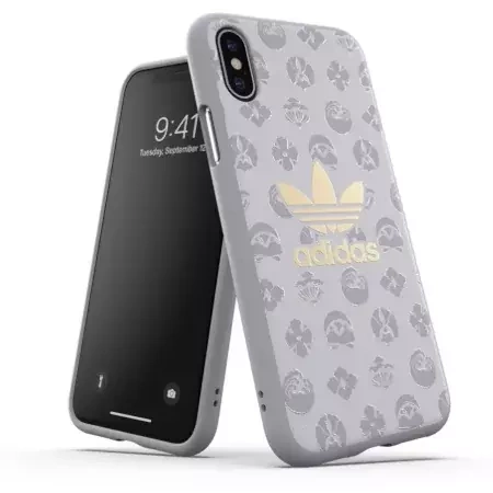 Adidas Trefoil Snap Case for Apple iPhone X/ XS - silver