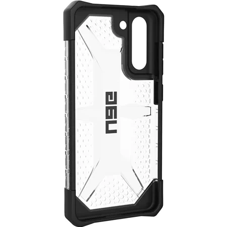 Samsung Galaxy S21 FE 5G UAG Plasma phone case - transparent with black frame