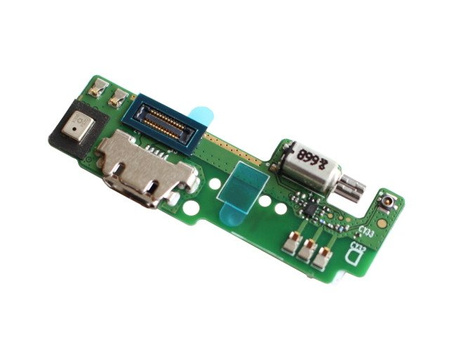 Micro USB connector board + microphone + vibration for Sony Xperia E5