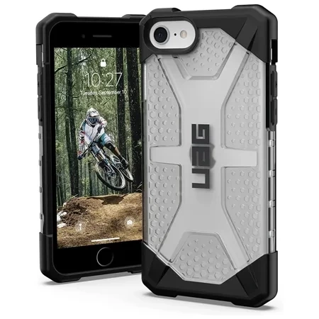 Case for Apple iPhone 7/ 8/ SE 2020/ SE 2022 UAG Plasma - transparent with black frame (Ice)