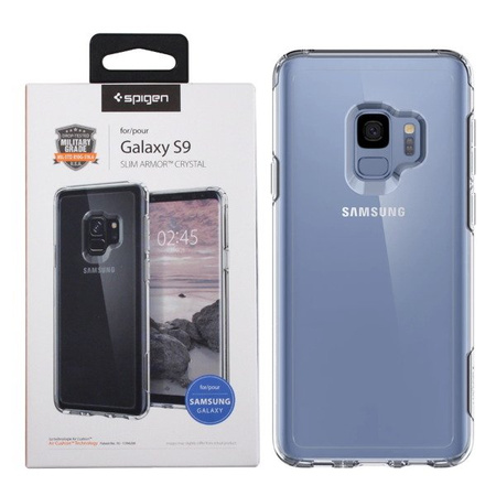 Samsung Galaxy S9 Spigen Slim Armor Crystal phone case - transparent