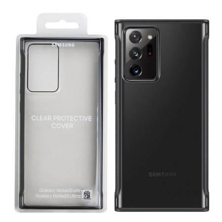 Samsung Galaxy Note 20 Ultra case Clear Protective Cover EF-GN985CBEGWW - transparent with black frame