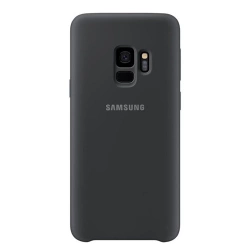 Silicone case for Samsung Galaxy S9 phone - black [OUTLET]