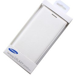 Etui na telefon Samsung Galaxy GRAND Prime Flip Wallet - białe