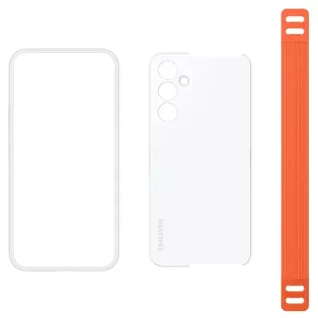 Etui Samsung Haze Grip Case do Galaxy A54 5G - białe 