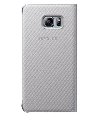 Samsung Galaxy S6 edge+ Flip Wallet phone case - silver