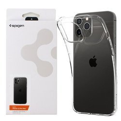 Apple iPhone 12 Pro Max silicone case Spigen Liquid Crystal ACS01613 - transparent