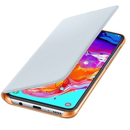 Etui na telefon Samsung Galaxy A70 Wallet Cover - białe