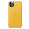 Apple iPhone 11 Pro Max Leather Case MX0A2ZM/A - yellow (Meyer Lemon)