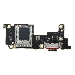 Board with USB-C charging connector, SIM card reader and microphone for Xiaomi 12T