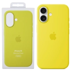 Apple iPhone 16 Silicone Case MagSafe - Yellow (Star Fruit)