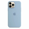 Silikonowe etui Apple iPhone 13 Pro Max Silicone Case MagSafe - niebieskie (Blue Fog)