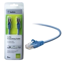 Belkin RJ45 Cat5e Networking Cable 5 m - blue