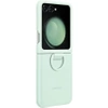 Samsung Galaxy Z Flip5 Silicone Phone Case with Ring - Green (Ocean Green)