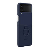 Samsung Galaxy Z Flip4 case Silicone Cover with Ring EF-PF721TNEGWW - navy blue