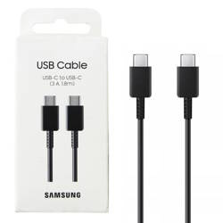 Kabel z USB-C na USB-C Samsung 1.8 m - czarny 3A