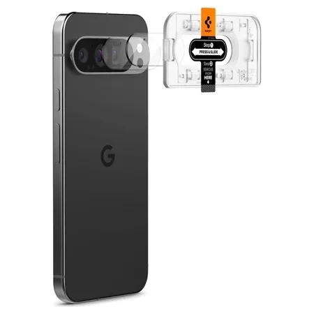 Szkło hartowane na aparat do Google Pixel 9 Pro Spigen Glas.TR EZ FIT OPTIK 2 sztuki - transparentne