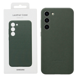 Samsung Galaxy S23 Plus Leather Phone Case - green