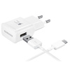 Samsung ładowarka sieciowa Fast Charge z kablem USB-C EP-TA20EWECGWW - 2A 15W