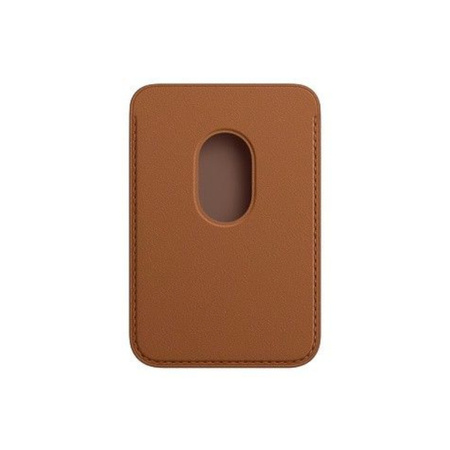 Apple Leather Wallet iPhone MagSafe MHLT3ZM/A - brown (Saddle Brown)