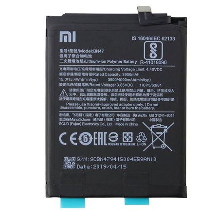 Xiaomi Mi A2 Lite original battery BN47 - 4000 mAh 