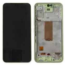 LCD display with frame for Samsung Galaxy A54 5G - green (Light Green)