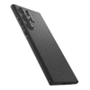 Etui na Samsung Galaxy S23 Ultra Spigen Liquid Air silikonowe - czarne (Matte Black)