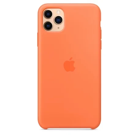 Apple iPhone 11 Pro Max Silicone Case - Orange (Vitamin C)