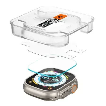 Szkło hartowane Spigen Glas.TR EZ FIT do Apple Watch Ultra/ Watch Ultra 2 49mm - 2 sztuki