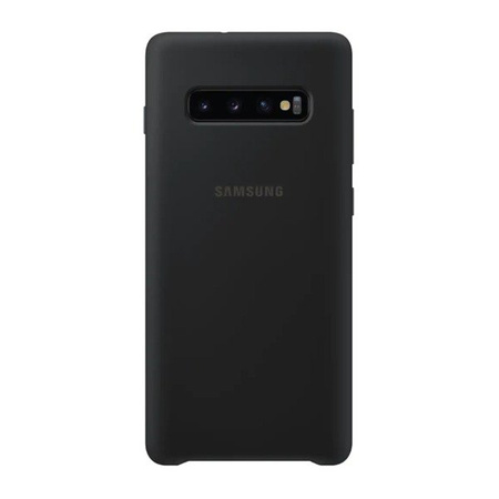 Etui na telefon Samsung Galaxy S10 Plus Silicone Cover - czarne