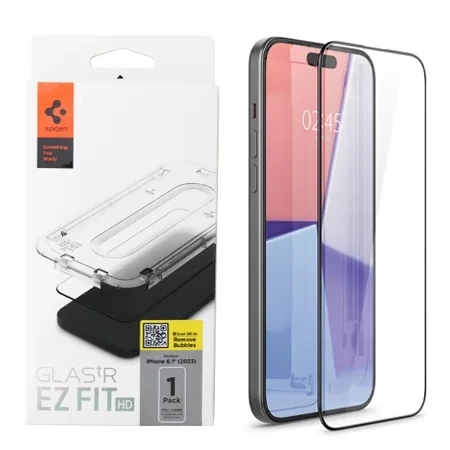 Szkło hartowane na Apple iPhone 15 Spigen Glas.TR EZ FIT