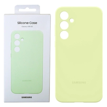 Samsung Galaxy A35 5G Silicone Phone Case - lime green