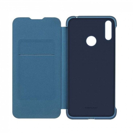 Huawei Y7 2019 PU Flip Cover case 51992903 - blue