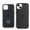 Silicone case for Apple iPhone 14 MagSafe - black (Midnight)