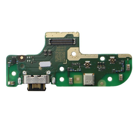 Motorola Moto G9 Power board with USB-C charging connector and microphone