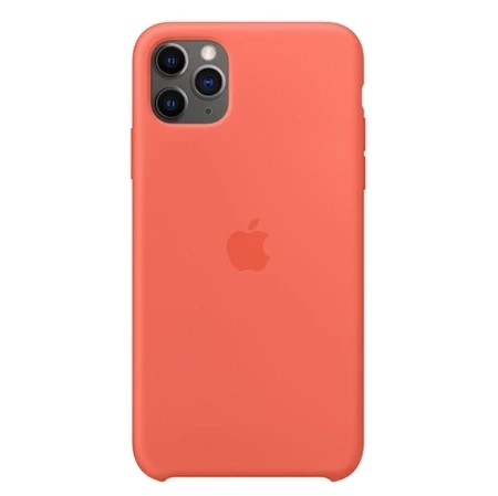 Apple iPhone 11 Pro Max Silicone Case - Orange (Clementine)