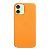 Apple iPhone 12 mini leather case Leather Case MagSafe MHK63ZM/A - bright orange (California Poppy)