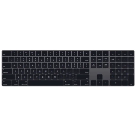 Klawiatura Apple Magic Keyboard with Numeric Keypad (układ norweski) - szara (Space Gray)