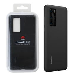 Huawei P40 silicone case Silicon Case 51993719 - black